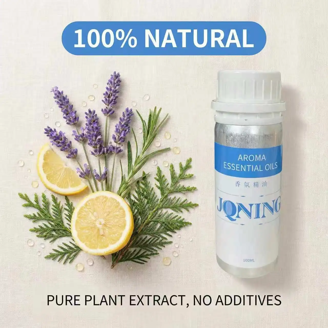 JQNING100ML Perfume Fragrance Oil Essential Oil Electric Diffuser Room Home Aroma Diffuser Essential Oil air purifier Freshener