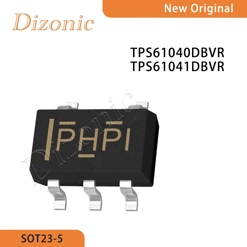 

100% Original TPS61040DBVR TPS61041DBVR Original Boost Converter DC-DC Power Chip 0.9-5.5V Input 1MHz SOT23-5