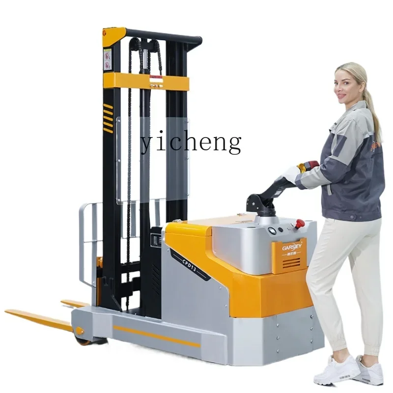 Legless Electric Forklift without Front Leg Stacker Small Balance Weight Hydraulic Handling Cargo Loading and Unloading