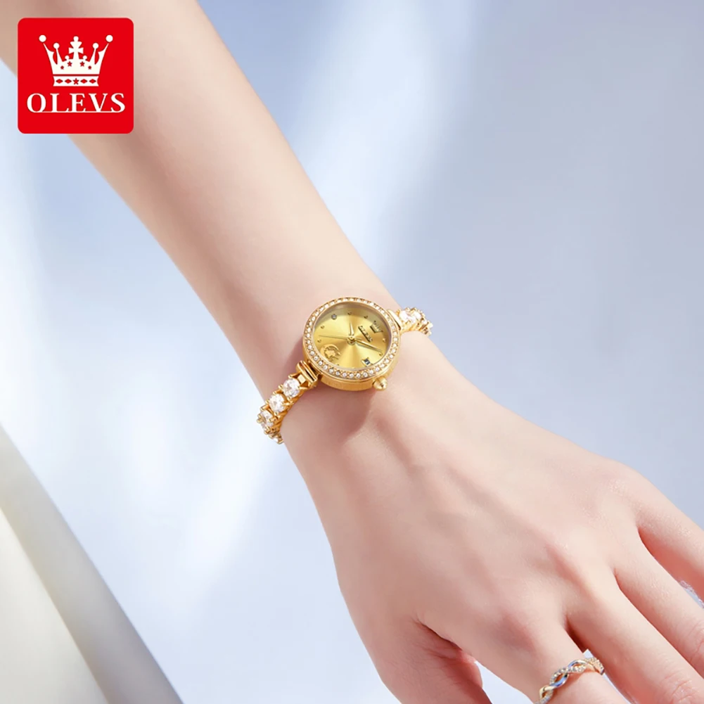 OLEVS 2998 Brand original authentic watch for woman Gift Box Bracelet simple quartz women's Watch view 4