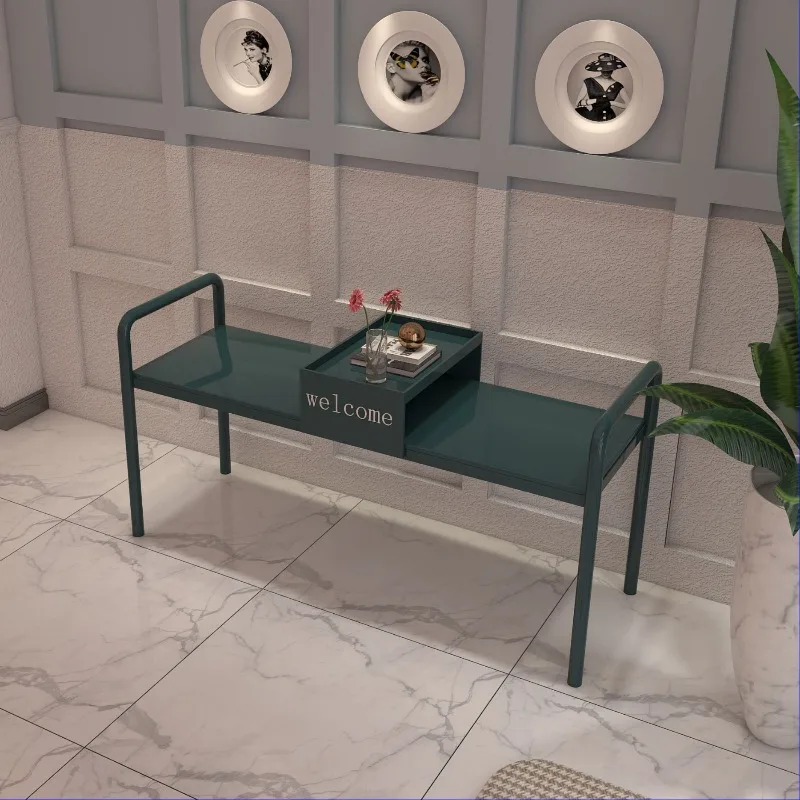 Outdoor leisure park bench, coffee shop milk tea rest stool