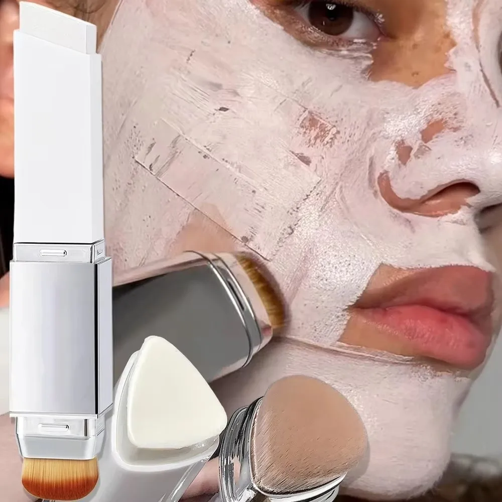 Langlebiger 2-in-1-Grundierungsstift, aufhellende, feuchtigkeitsspendende Grundierungscreme, natürliche Farbe, matte Make-up-Basis, alle Hauttypen