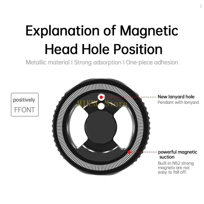 Магнитный адаптер штатива для магнитного телефона 1/4 -дюймовый винтовой стойка для крепления для камеры