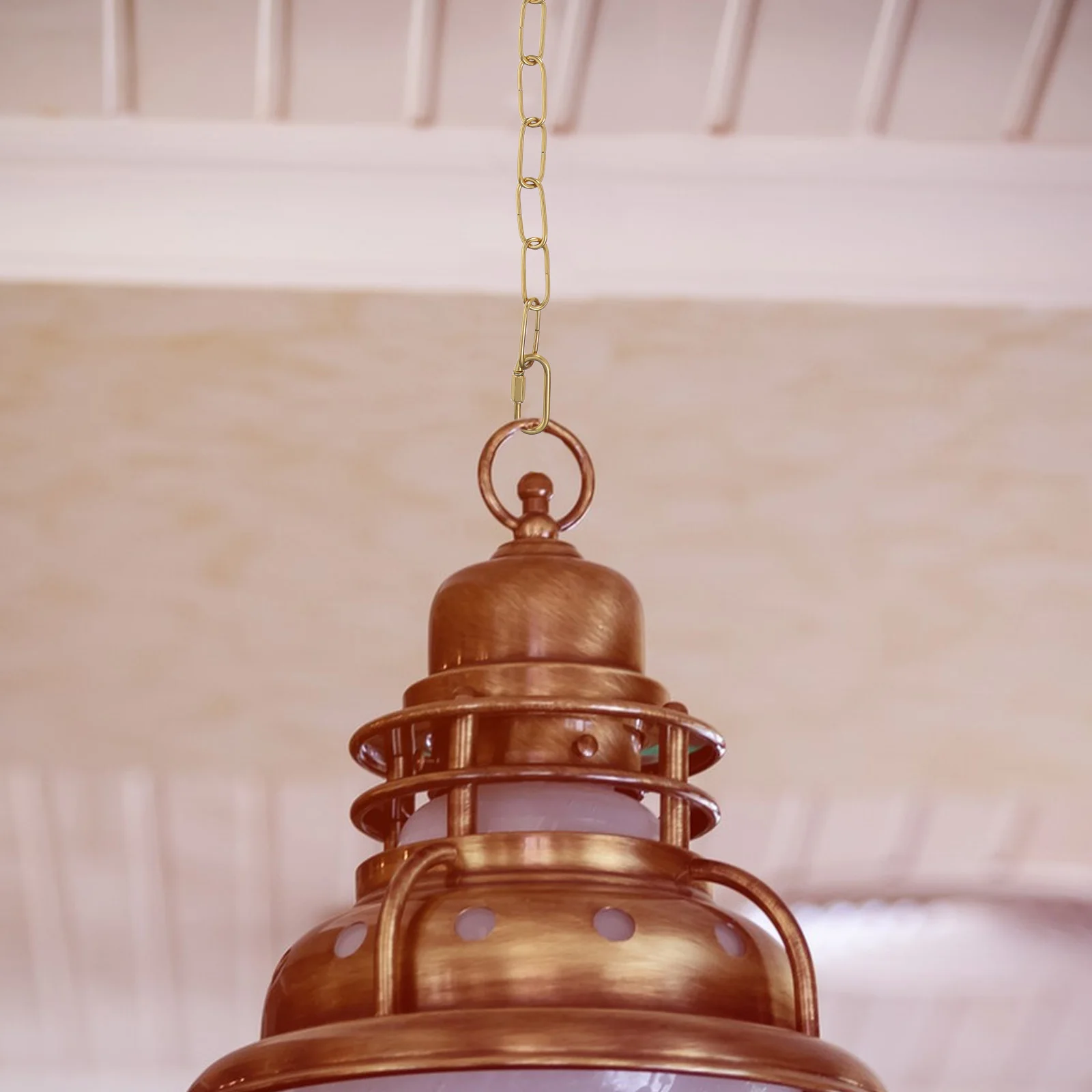 

Hoement Industrial Metal Pendant Lamp Chain Heavy Duty Chandelier Extension with Detachable Links for Kitchen Island Dining Room