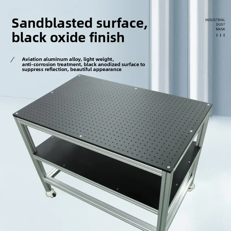 Portable Laboratory Bench Optical Flat Breadboard Central Bench Laboratory Test Table Operating Bench