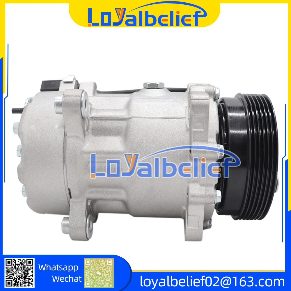 For sd7v16 Auto AC Compressor For Volkswagen Eurovan Transporter T4 2.8L 7D0820805 7D0820805E 7D0820805A 1146 1214 57719 1214