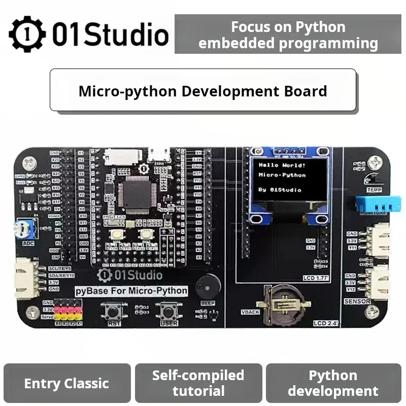 Pyboard STM32F405 Development Board Single Chip Microcomputer Embedded Programming Kit Compatible with MicroPython