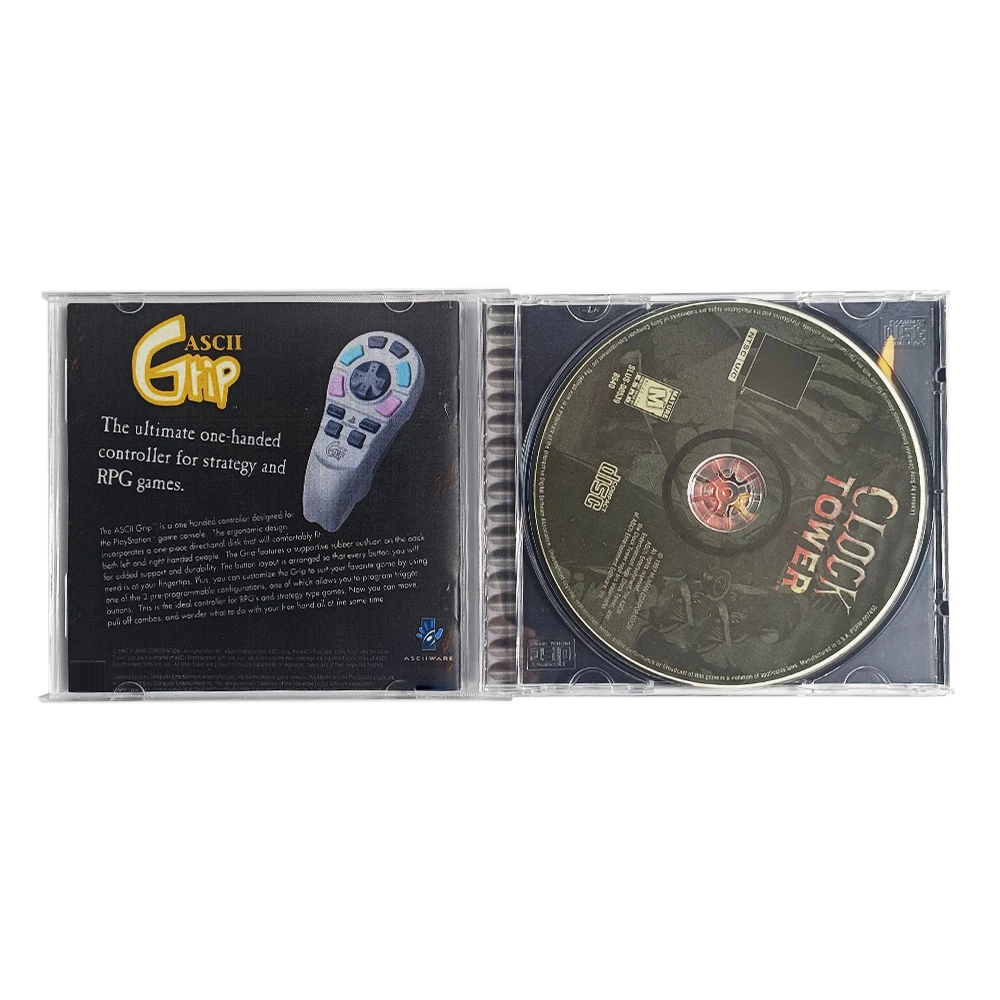 Disco de Juego PS1 Clock Tower Sin Manual, Consola Modificada Station1, Reproductor Óptico Retro, Piezas de Videojuegos