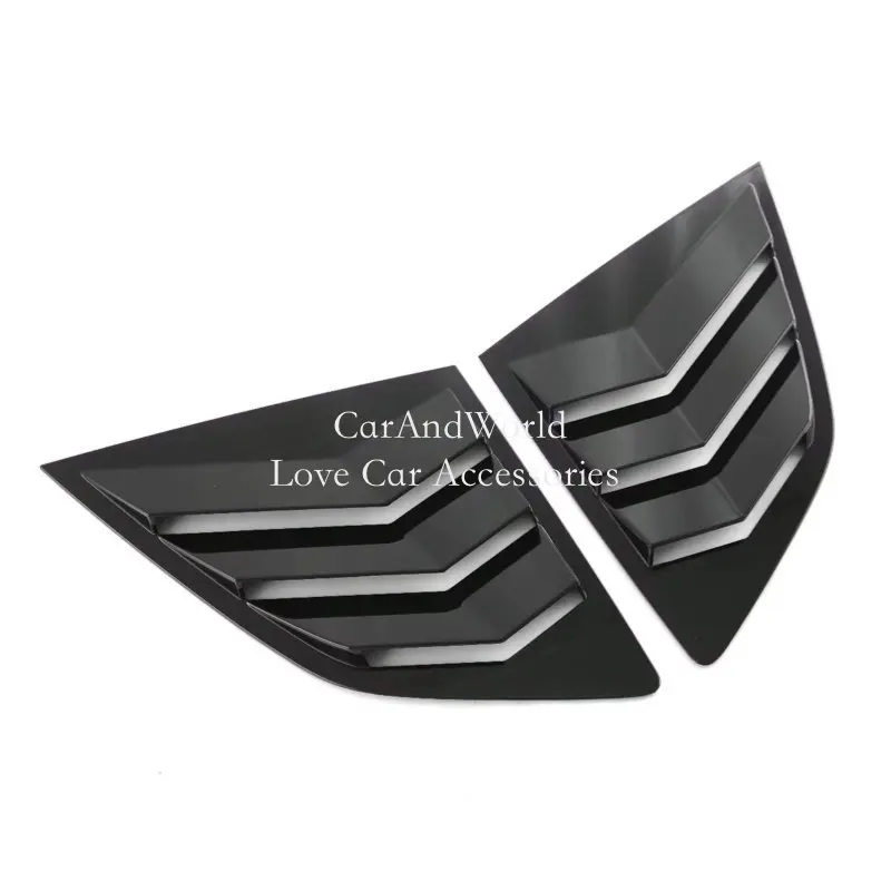 

Carbon Fiber Rear Tail Triangle Window Shutters Frame Cover Trims Car Decorative Accessories For BYD SONG PLUS EV DM-i 2020-2023