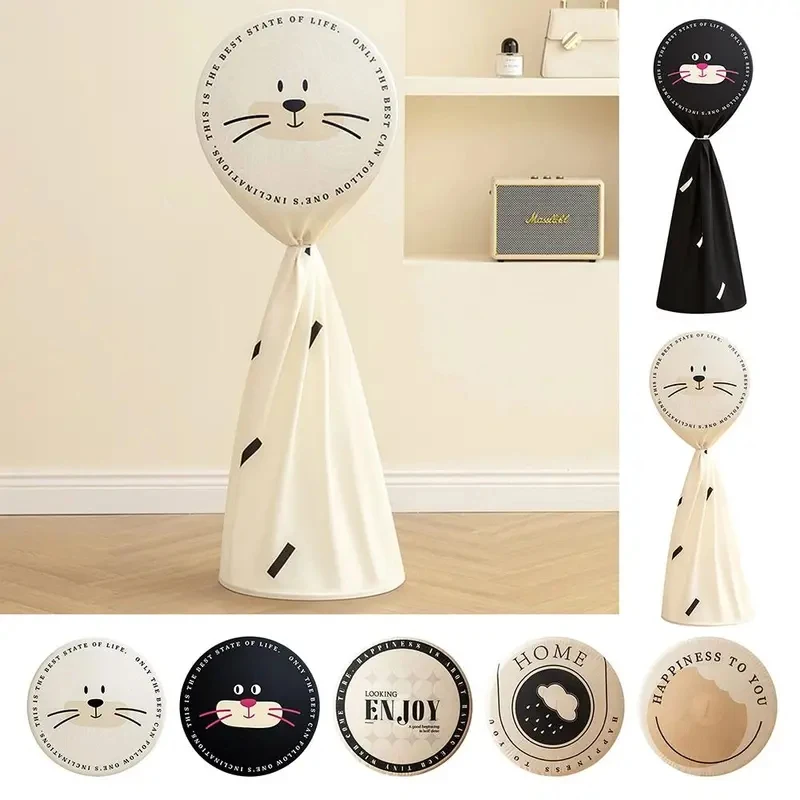 Round Electric Fan Protective Cover Dustproof Waterproof Washable Floor Fan Cover Universal Household Standing Fan Storage Cover