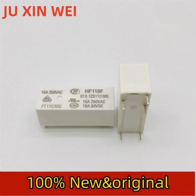 5pcs-hongfa-relay-hf118f-012-1zs1t-136-um-conjunto-de-conversao-de-5-pinos-bobina-de-10a250vac-12vdc