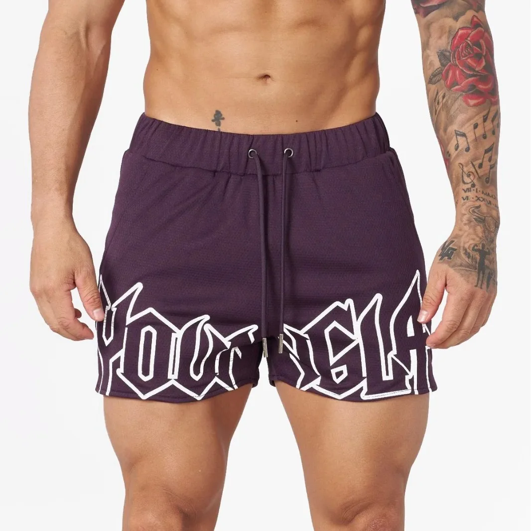YA zomer nieuwe sport fitness shorts mesh sneldrogende ademende basketbal trainingsshorts casual strandbroek gym