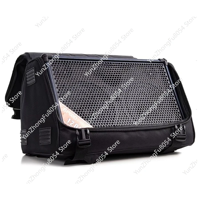 Travel Bag with Accessory Pockets, One Handle, Two Shoulder Straps, Thick, Durable, Black