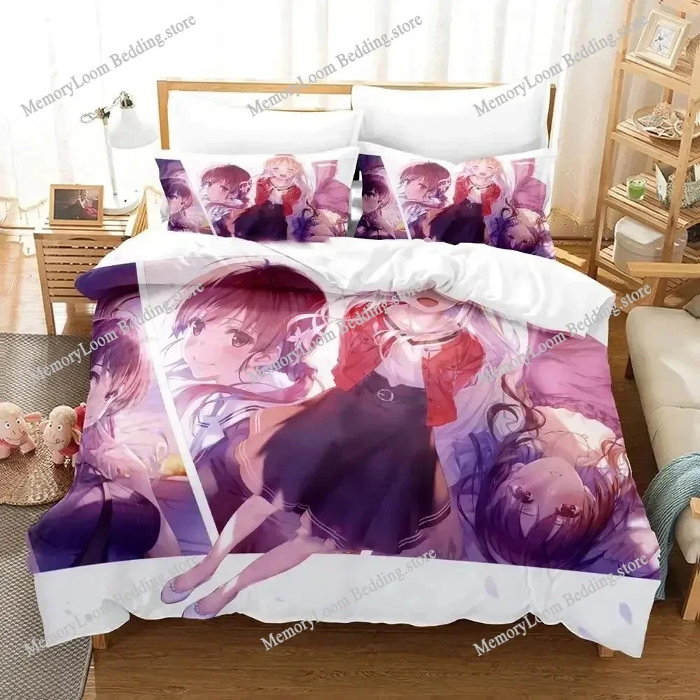 

Home Textile Cartoons Megumi Kato Saekano Cover Duvet Cover Pillow Case Boy Girl Polyester Bedding Set King Queen Twin Size