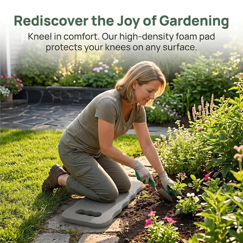 ABUO-Garden Kneeling Pads 10 Pcs Thick Foam Waterproof Knee Mat Multi-Functional Cushion For Gardening