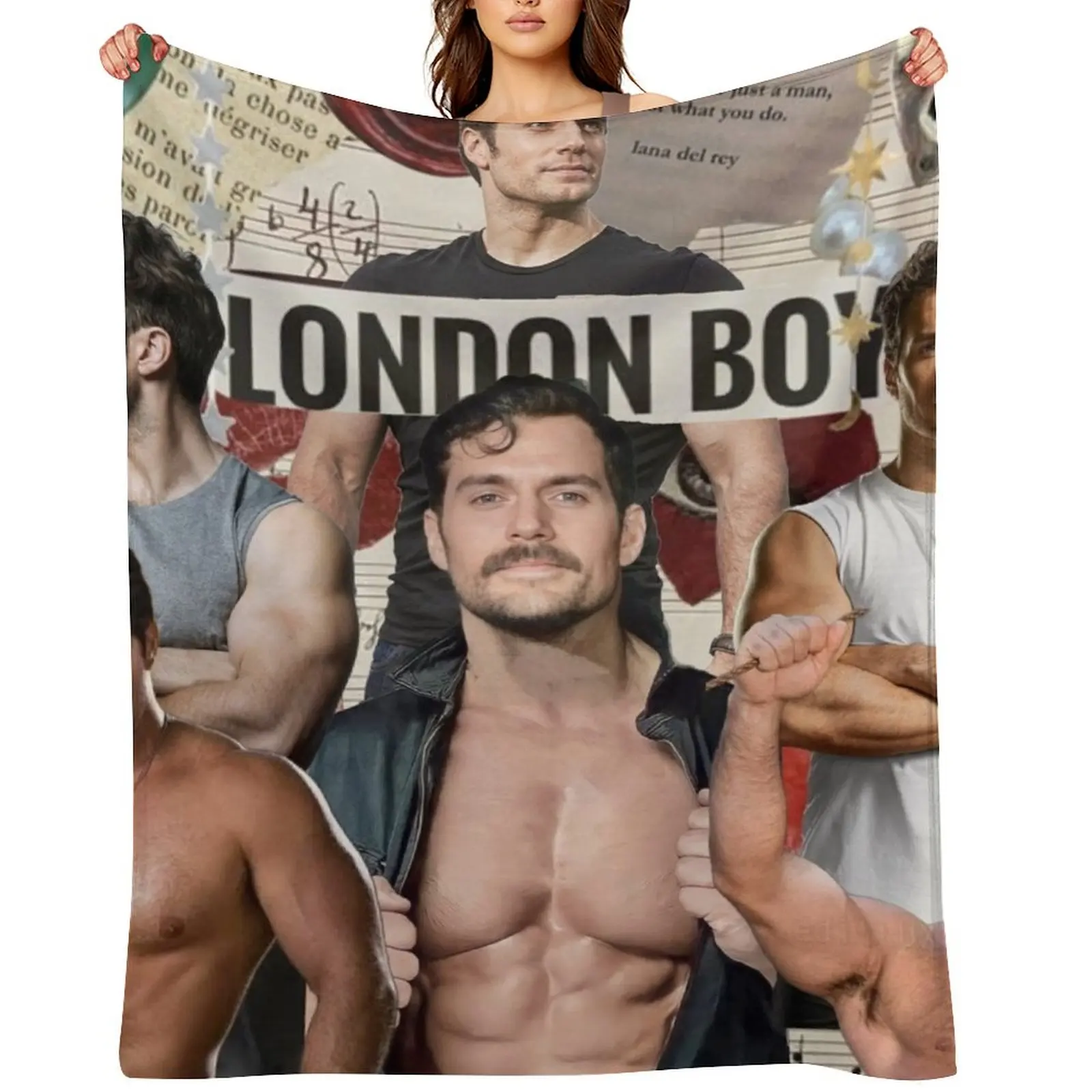 

Henry Cavil Vol.8 Throw Blanket Giant Sofa Baby Flannel Fabric Blankets