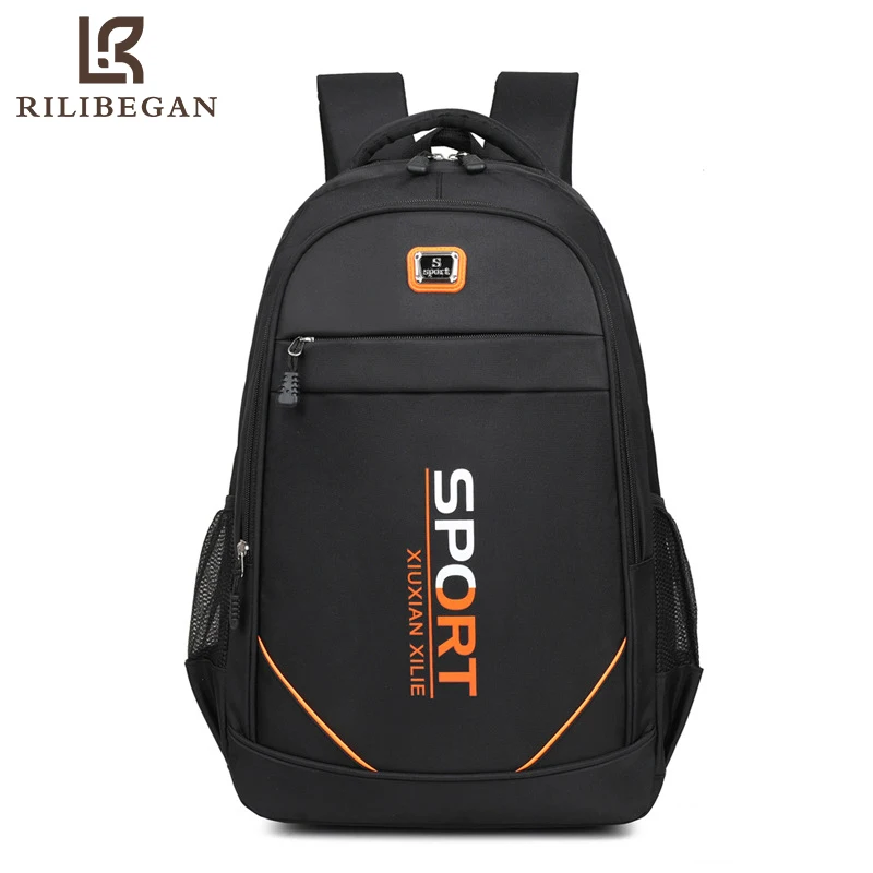 

Classic Large Capacity Men Backpack Nylon Solid Travel Backpack Bag Men Computer Laptop Backpack Men Sport Bag Business Backpack