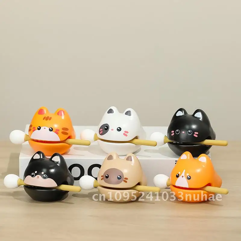 

Small wooden fish cute cartoon ornaments office desktop station funny decoration emotional stability creative gift