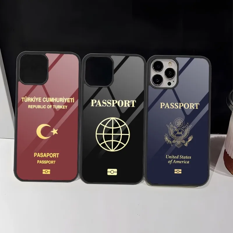 Turkey Passport Phone Case PC+TPU For Samsung Galaxy S23 S21 S22 S10 S20 S30 Plus Ultra Note 10 Pro 20 Back Covers