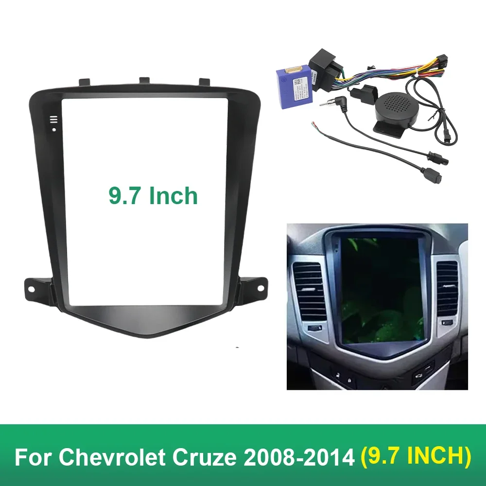 

9,7 дюймов для Chevrolet Cruze 2008-2014 Tesla Style автомобильный радиоприемник панель плеер Andriod MP5 рамка установочный комплект