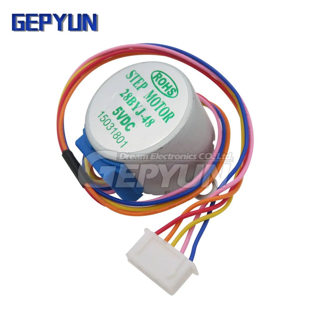 5V 4-Phase 28BYJ-48 Stepper Motor + ULN2003 Driver Board Suitable Driver Test Module Stepper Motors DIY Kit for Arduino