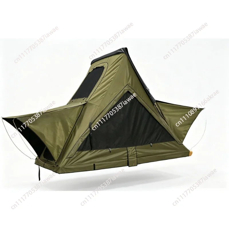 Quick Setup Rooftop Tent Ultra Light Ridge Car Roof Tent Waterproof for SUV Off-road Vehicle Self-driving Camping