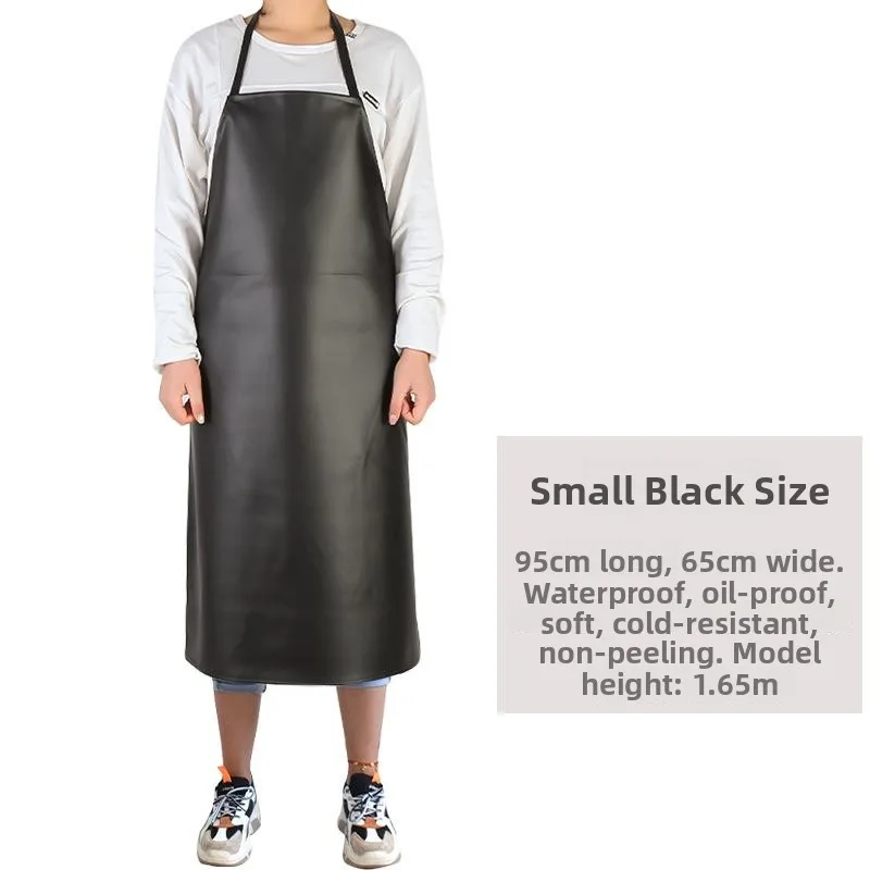 Thickened Leather Safety Apron for  Welding Men's Workwear Waterproof Oil-resistant Fireproof Heat-resistant Padded O...