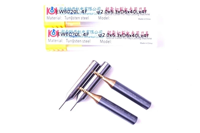 

Original drill bit 2.0mm end milling cutter and 1.0mm key cutter for SEC E9 E9Z key cutting machine