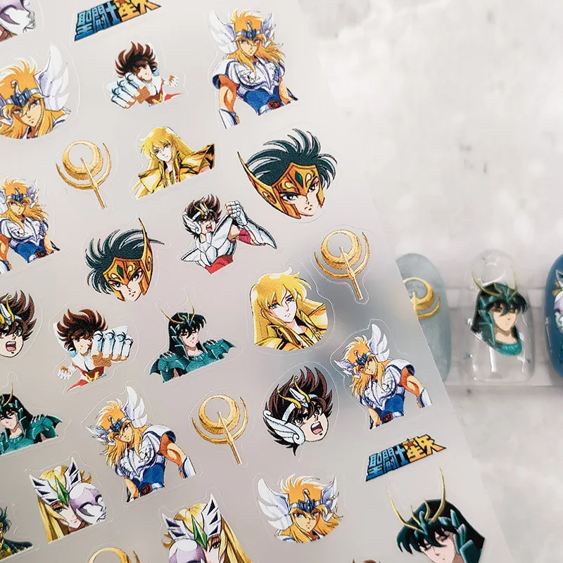 1-шт-5d-наклейки-для-ногтей-saint-seiya-Сейя-Ширю-Хёга-Шун-Шака-Аксессуары-для-нейл-арта-с-высокодетализированными-персонажами-аниме-Декор-для-ногтей