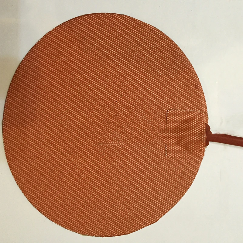 

Flexible Waterproof Silicone Heater Pad For 3D Printer Oil Tank Drum diameter 270mm 220v 400w