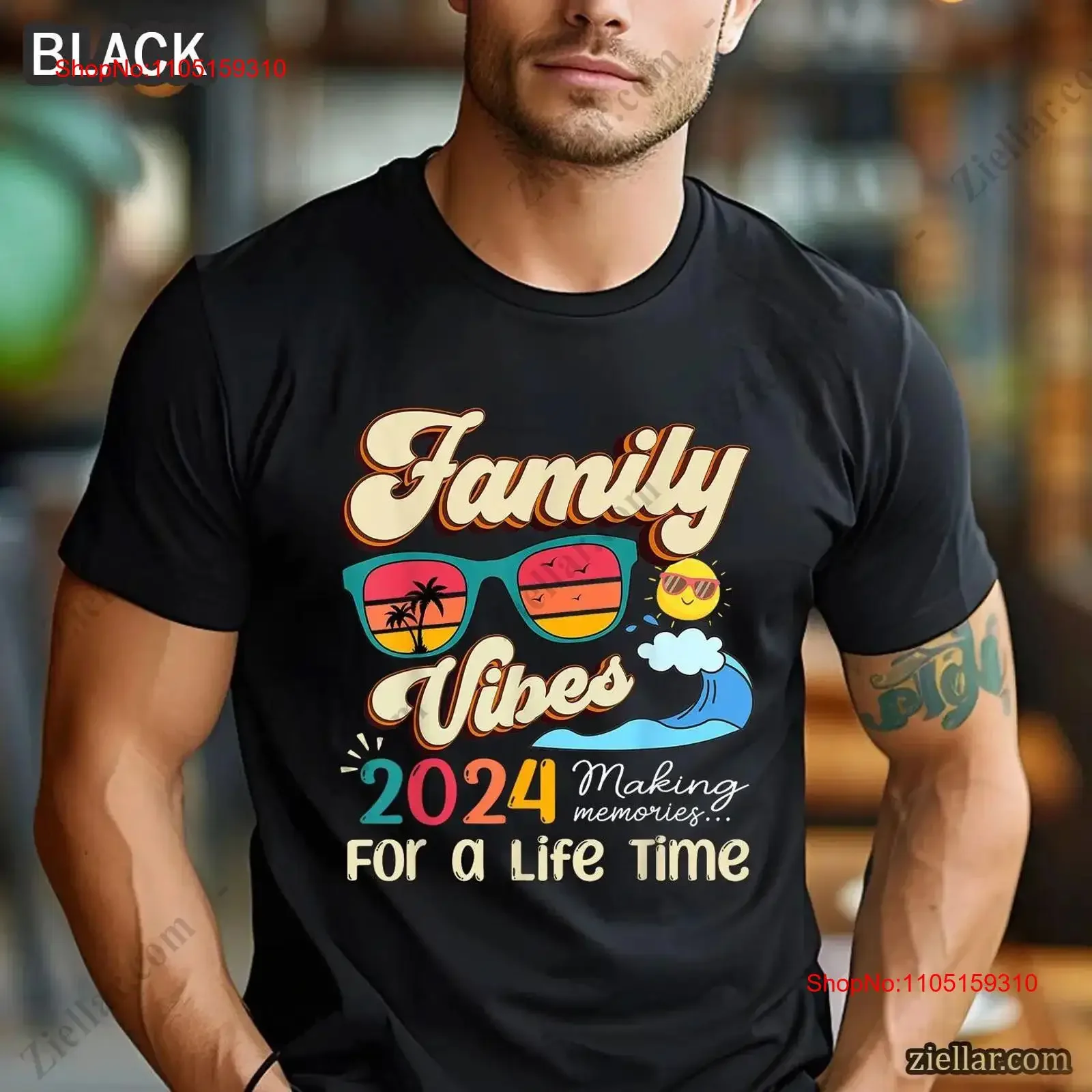 تي شيرت Family Reunion 2024 تي شيرت مضحك مطابق لصنع ذكريات معًا قطعة علوية مغسولة عتيقة للارتداء اليومي ناعمة أوم أنيقة #1