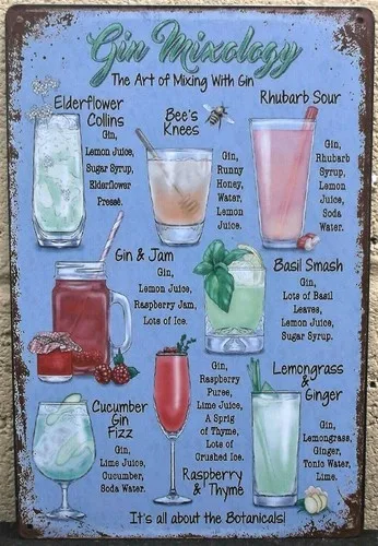 Gin Shots Metal Sig… - image