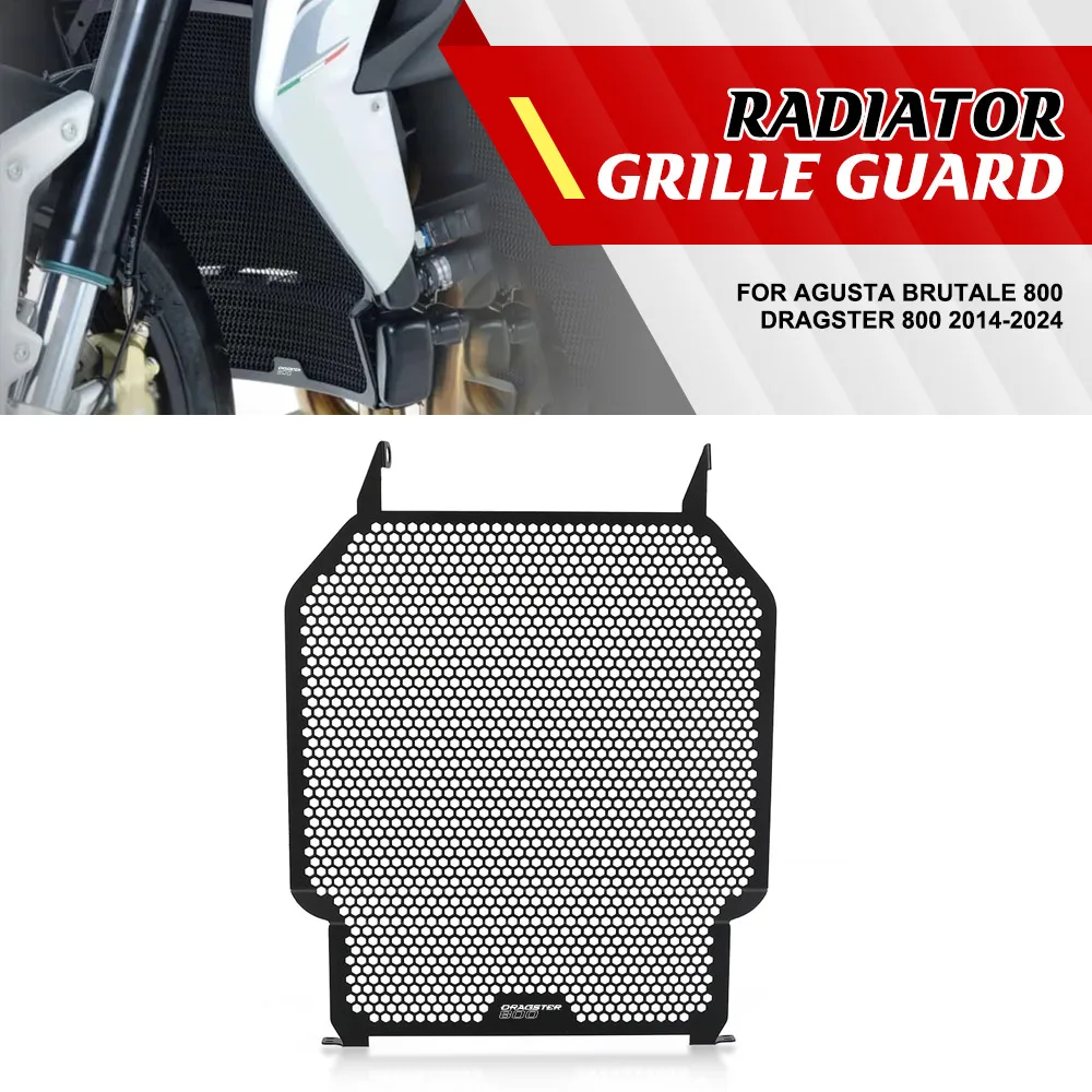 

Brutale800 Radiator Guard Protector Cover FOR MV Agusta Brutale 800 Dragster 800 2014 2015 2016 2017 2018 2019 2020 2021-2024