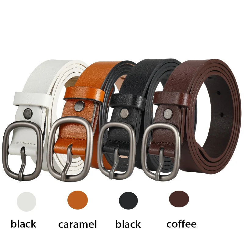 حزام نسائي بلون موحد بألوان متعددة للاختيار من بينها، حزام بنطال للتنقل اليومي متعدد الاستخدامات وبسيط وعصري