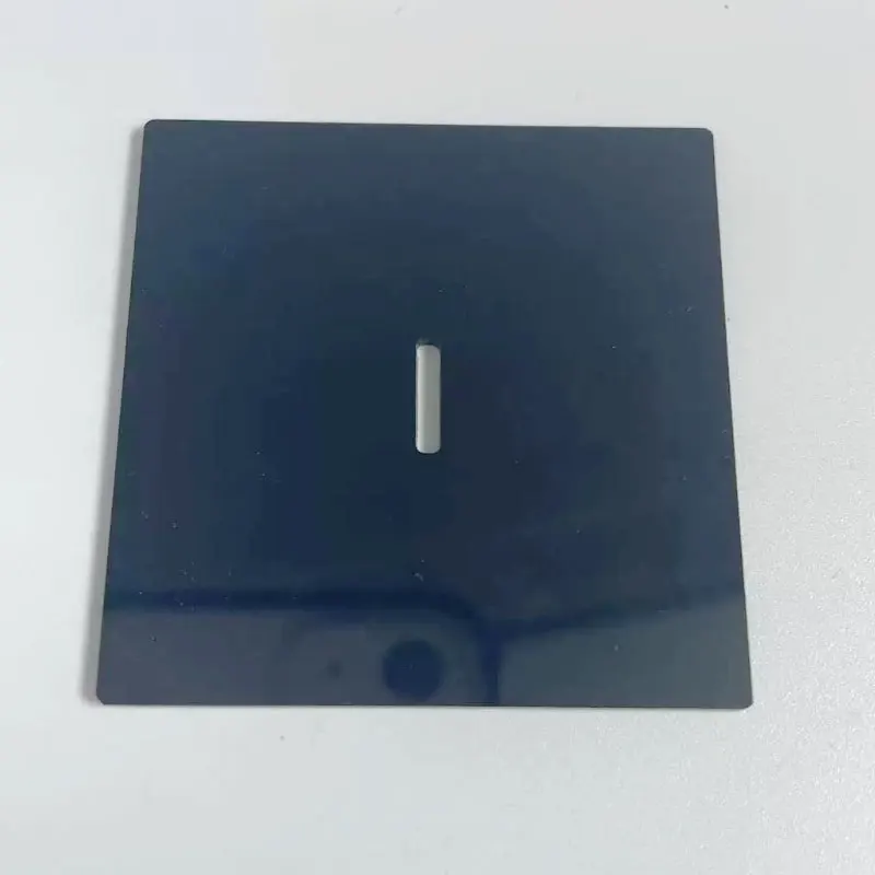 9pcs/Set Optical Slit Sheet Light-blocking Sheet Light-shielding Film Optical Experiment Light-transmitting Plastic Sheet