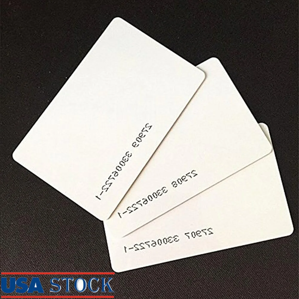 100 Stück 26 Bit Weigand Prox Blanko-Zugangskontrollkarten ISOProx 1386 1326 H10301 Format kompatibel mit Proxpoint Plus Thinline II