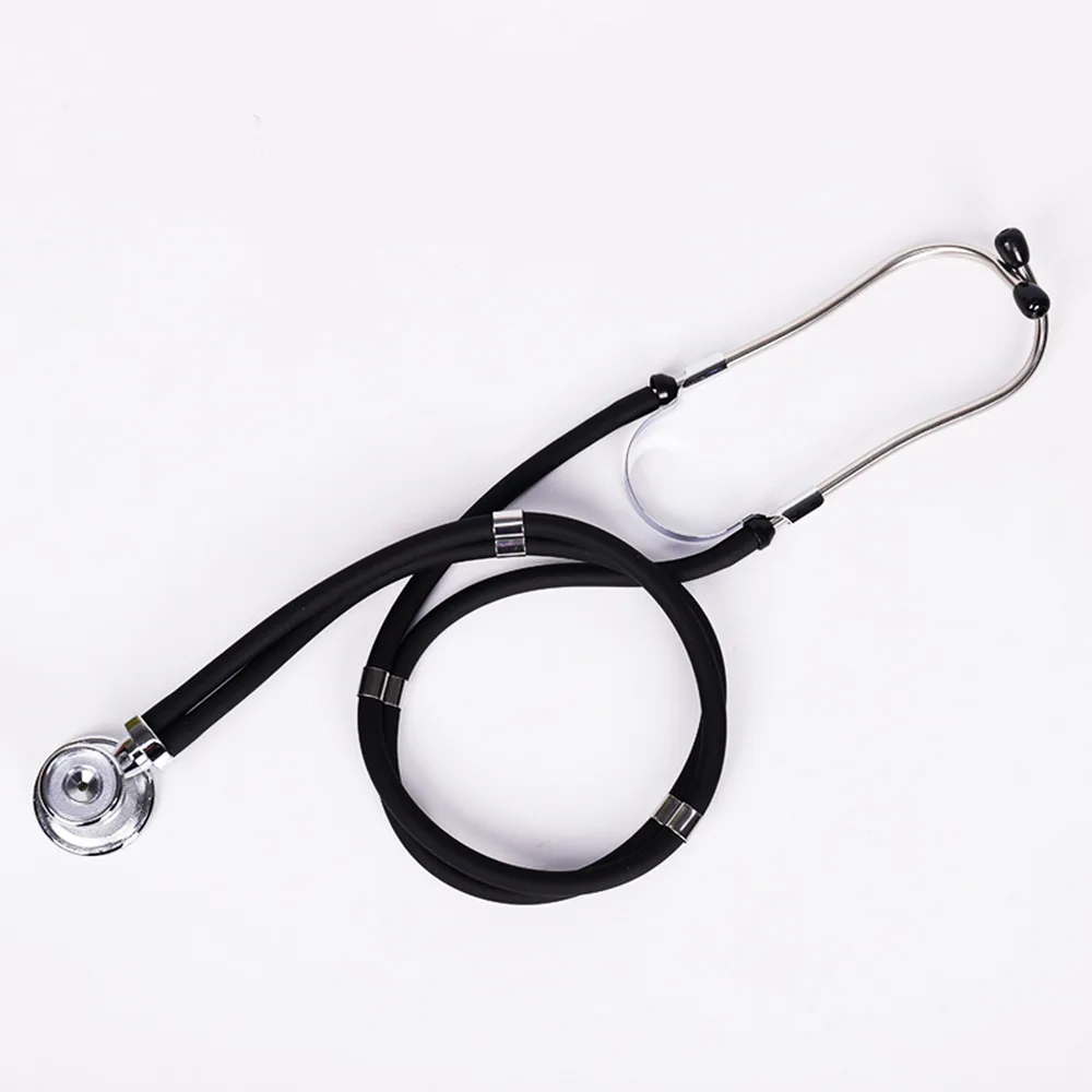 Multi-function stethoscope double-sided double-tube stethoscope to listen to fetal heart extended luxury black plating