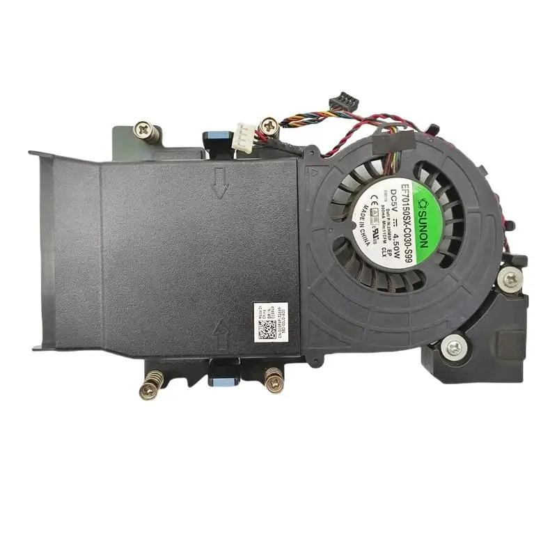 مشعاع DELL Optiplex Micro 3020 3020M، مروحة تبريد، مكبر صوت CN-019P4P 019P4P 19P4P CN-0KG9KP KG9KP 0KG9KP 100% يعمل باللون الأسمر