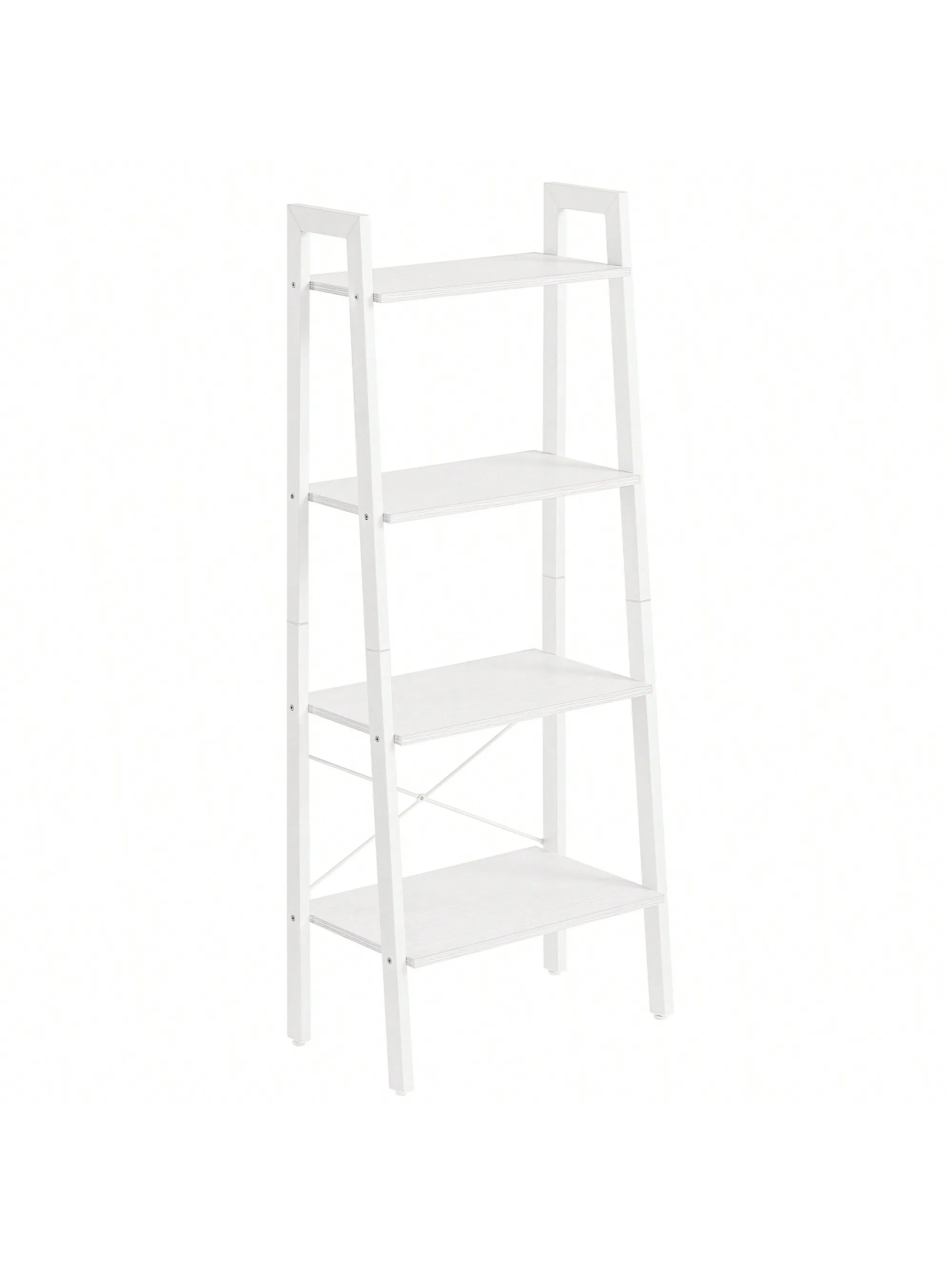 

VASAGLE Ladder Shelf, 4-Tier Bookshelf, Storage Rack, Bookcase With Steel Frame, For Living Room, Home Office, Kitchen, Bedro