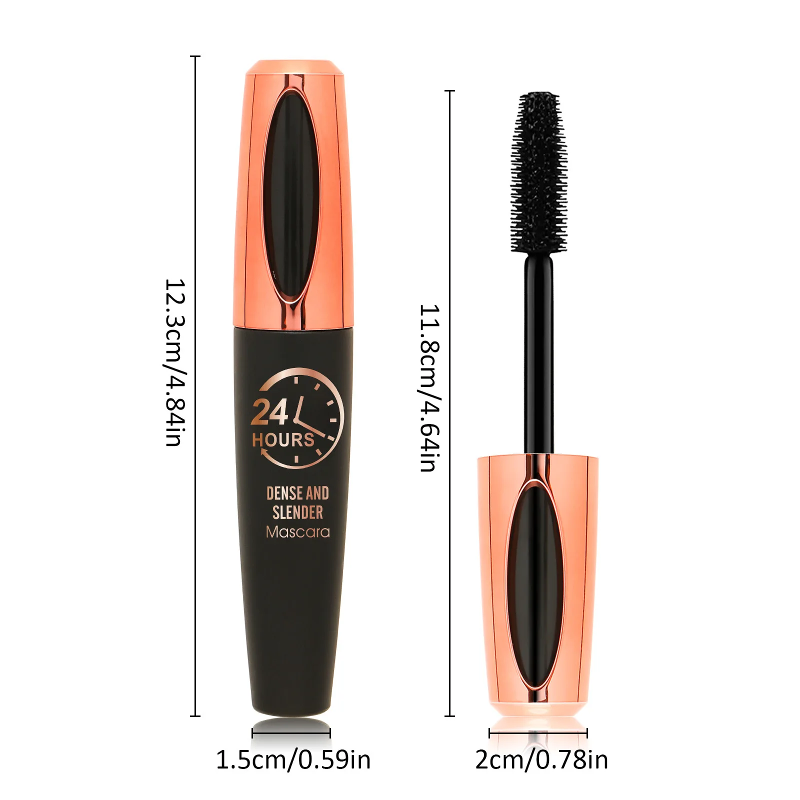5D Waterproof Mascara Thick Eyelashes Extension Black Silk Fiber Mascara Female Makeup Cosmetic Waterproof Mascara