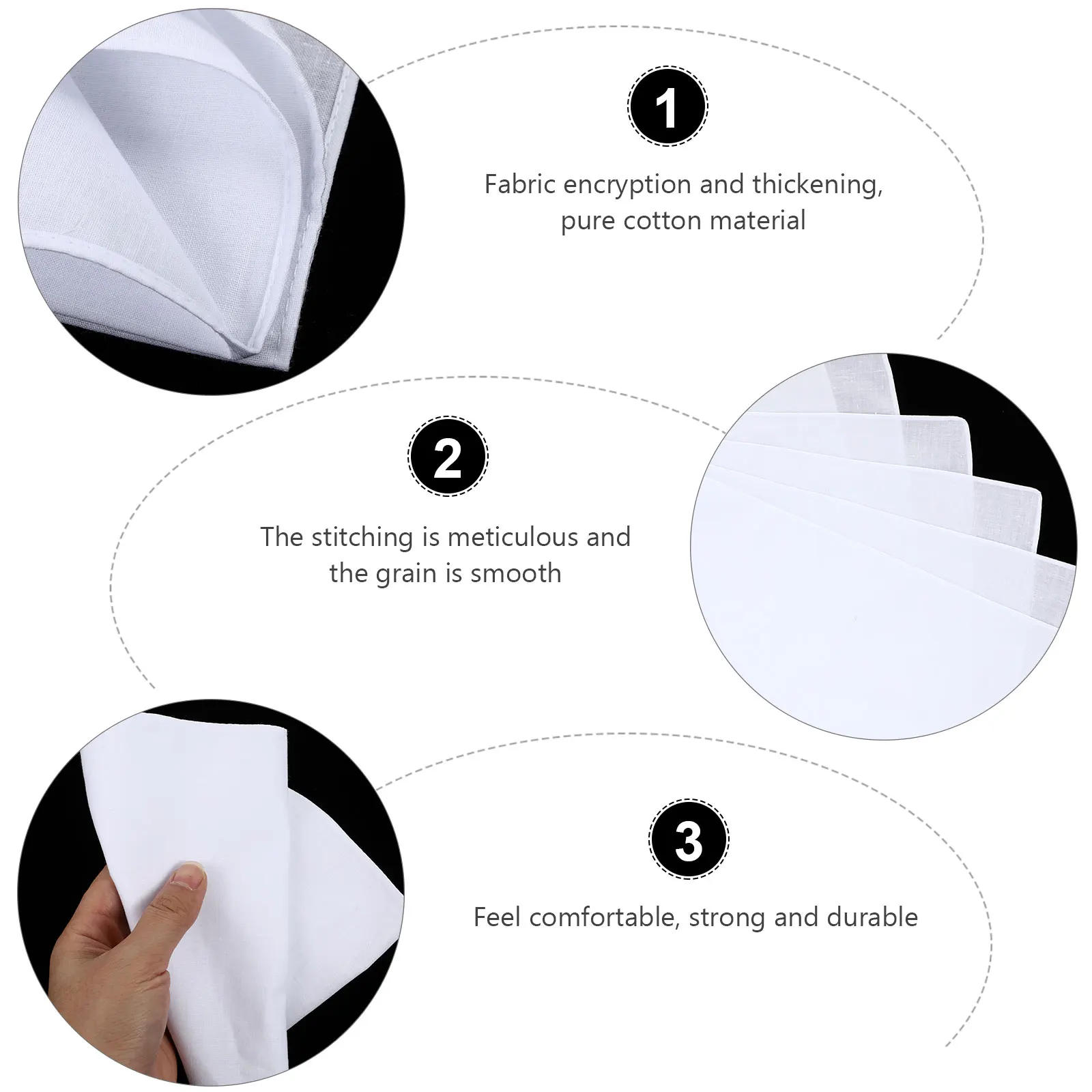 

12 Pcs White Tie Dye Towel Square Towels for Pure White Kerchief Painting Painting Towel Lightweight Compact DIY Gifts