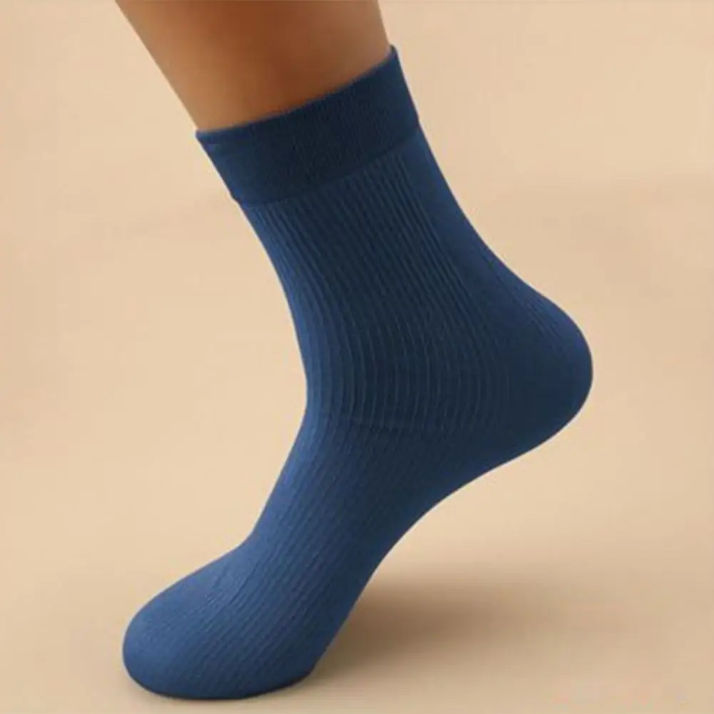 Strong Wrapping Socks Soft Fabric Socks Premium Men's Winter Socks Soft Knitted Warmth Anti-slip Breathable Mid-tube Ankle