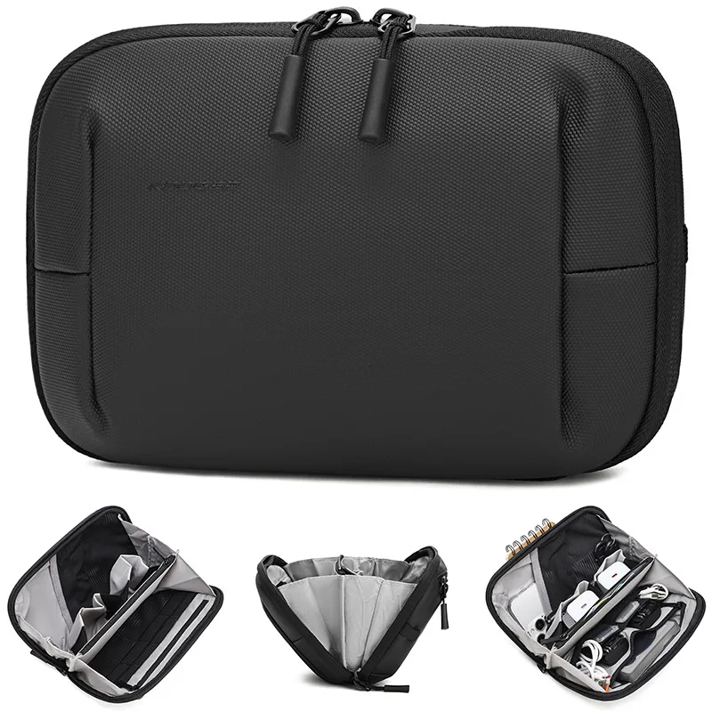 Portable Digital Pouch Organizer Bag Waterproof Small Electronics Organizer Pouch for Cables, Phone and Switch Game Card