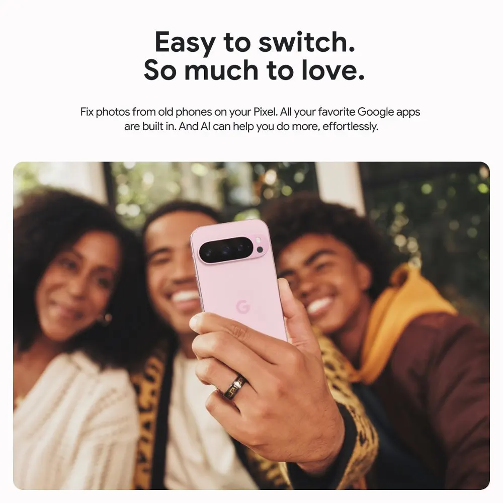 جوجل بيكسل 9 برو، الإصدار العالمي، خارج بوصة، جوجل تسور G4، 4700 مللي أمبير، شحن 27 وات، PD3.0، OLED، 120 هرتز، 16 جيجابايت رام، روم دي جو، هاتف ذكي