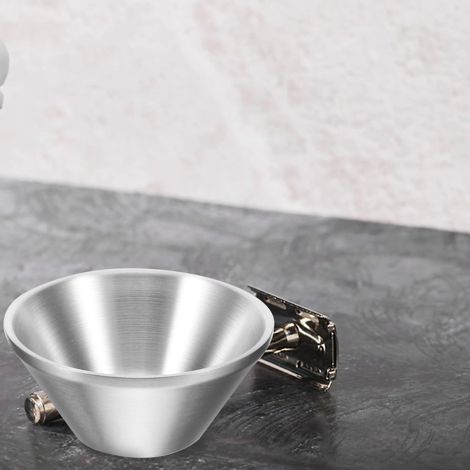 

Shaving Soap Bowl for Men Reusable Stainless Steel Bowls 304 Silver 12x5 7cm Shaving Supplies Beard Care Household Practical