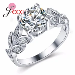 Envío Gratis, anillos de plata de ley 925 auténtica con cristal brillante, dos modelos a elegir, joyería de moda para mujeres muy agradable