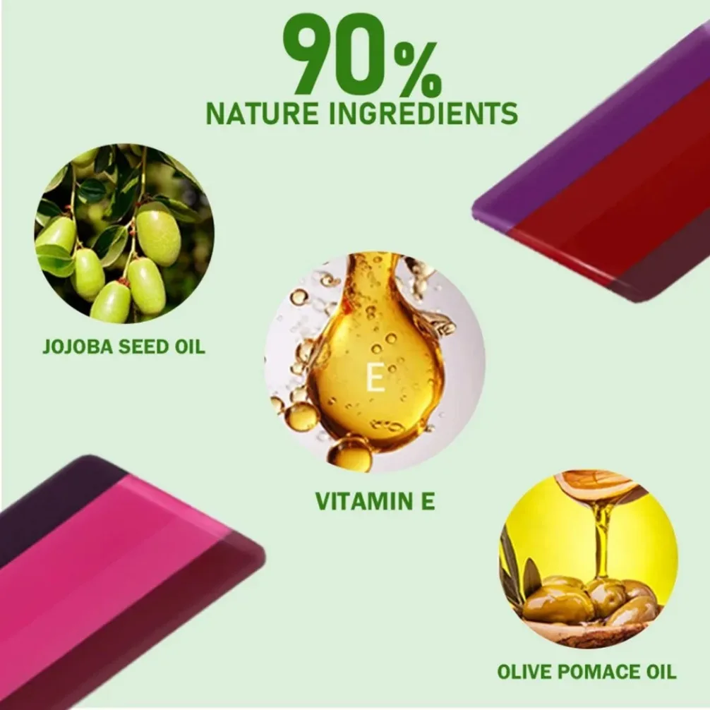 Logotipo personalizado lama labial vegana 3 cores mousse fosca brilho labial sólido marca própria batom natural à prova d'água duradouro nude vermelho matiz