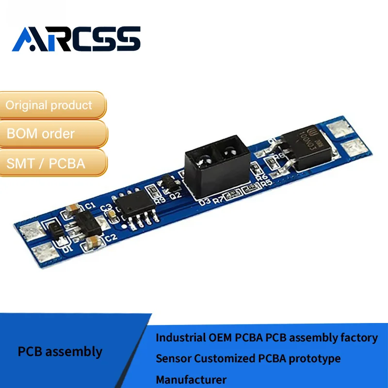 Fabbrica di assemblaggio PCB PCBA OEM industriale Produttore di prototipi PCBA personalizzato con sensore