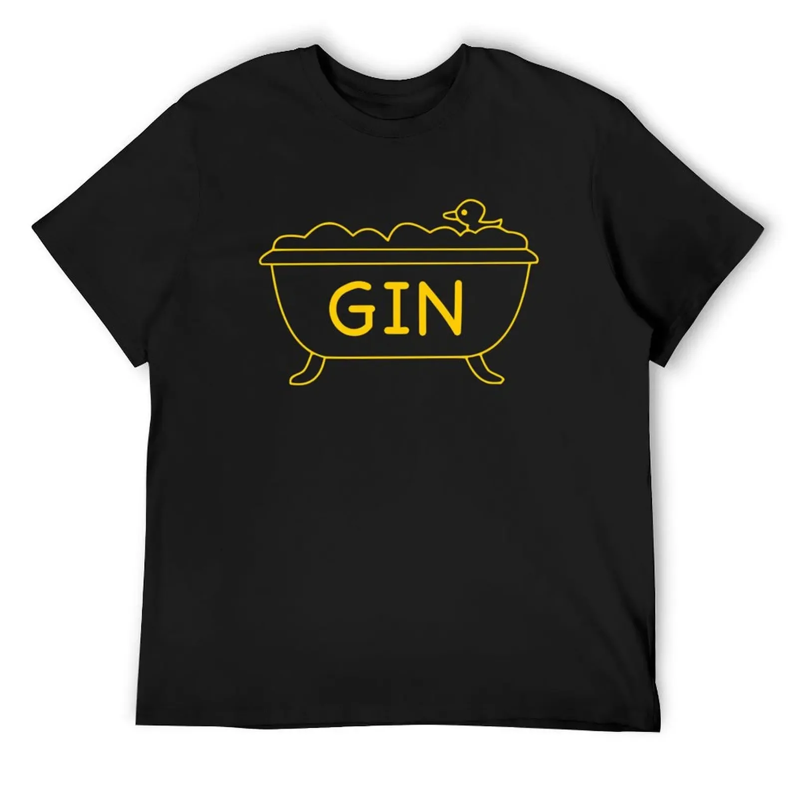 

Bathtub Gin T-Shirt funny shirt cotton summer 2025 korean fashion designer t shirt men