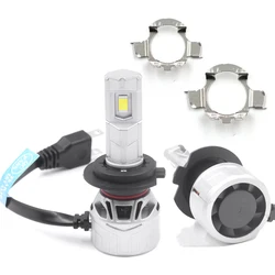 70W H7 Car LED bulb holder adapter for Skoda Octavia A5 LED headlight H7 LED Metal clip retainer adapter for VW Touareg